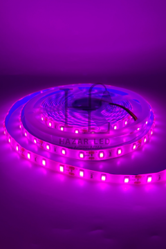 12 Volt Grow (Full Spectrum) Şerit Led IP65 Dış Mekan Silikonlu Bitki Yetiştirme Ledi 5 Metre