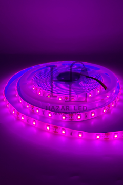 12 Volt Grow (Full Spectrum) Şerit Led IP65 Dış Mekan Silikonlu Bitki Yetiştirme Ledi 5 Metre