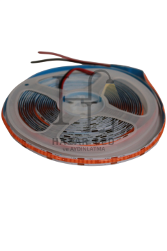 12V 8MM 320 Ledli Esnek Cob Şerit Led Pembe IP20 5 Metre