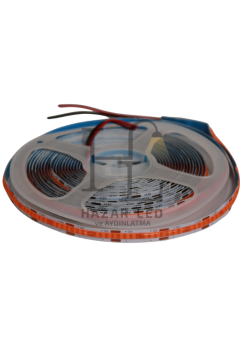 12V 8MM 320 Ledli Esnek Cob Şerit Led Pembe IP20 5 Metre