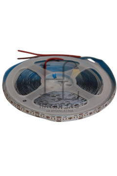 12V 8MM 320 Ledli Esnek Cob Şerit Led Mavi IP20 5 Metre