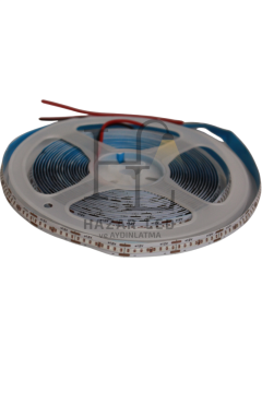 12V 8MM 320 Ledli Esnek Cob Şerit Led Mavi IP20 5 Metre