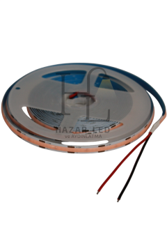 12V 8MM 320 Ledli Esnek Cob Şerit Led Mor IP20 5 Metre