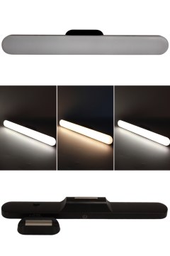 USB Şarjlı Mıknatıslı Led Lamba Kablosuz Dokunmatik Led Işık Martı Led Aplik 3 Farklı Işık Rengi