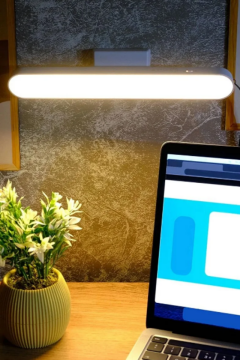 USB Şarjlı Mıknatıslı Led Lamba Kablosuz Dokunmatik Led Işık Martı Led Aplik 3 Farklı Işık Rengi