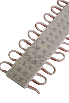 12 Volt 0,48 Watt 3'lü Mercekli Mini Modül Led Mavi Dış Mekan IP67 (10 Adet)