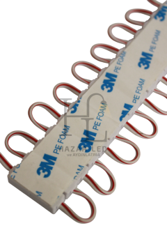 12 Volt 0,48 Watt 3'lü Mercekli Mini Modül Led Mavi Dış Mekan IP67 (10 Adet)