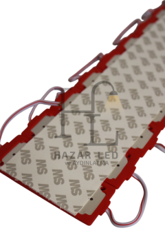 12 Volt 6 Watt Kırmızı Stop Yazılı Animasyonlu Çakar Modül Led (5 Adet)