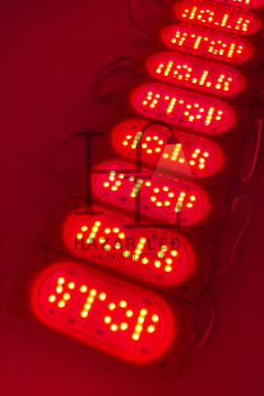 12 Volt 6 Watt Kırmızı Stop Yazılı Animasyonlu Çakar Modül Led (5 Adet)