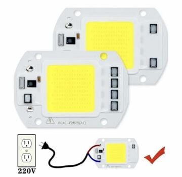 220 Volt 50 Watt Cob Led Projektör Çipi Gün Işığı