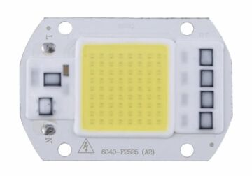 220 Volt 50 Watt Cob Led Projektör Çipi Gün Işığı