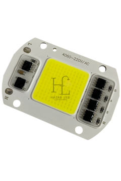 220 Volt 50 Watt Cob Led Projektör Çipi Beyaz