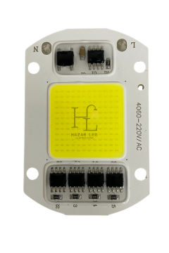 220 Volt 50 Watt Cob Led Projektör Çipi Beyaz