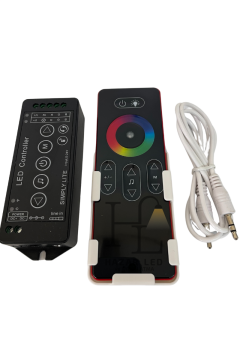 12-24 Volt 18 Amper RGBW Touch Dokunmatik Led Kontrol Cihazı Ses ve Müzik Kumandası