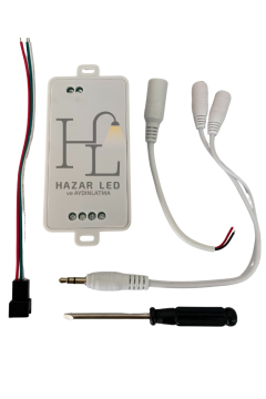 Tuya Destekli Wifi Kontrollü Adreslenebilir Pixel Şerit Led Kontrol Cihazı Müzik Modlu 5-24V