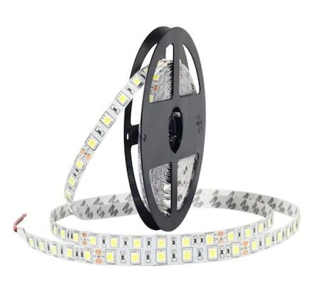 12 Volt 3 Çipli Sarı Amber Şerit Led İç Mekan IP20 M/60 Led 5 Metre