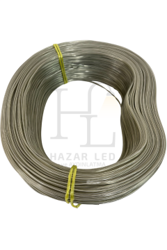 2 Pin JST Elektrik Kablosu 2'li Şerit Led Kablo 2X0,22MM Şeffaf Kalaylı %100 Bakır Kordon Kablo 100M