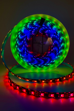 12 Volt WS2811 ARGB Adreslenebilir Pixel Şerit Led IP65 Dış Mekan Magic Led 60 Ledli 5 Metre