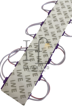 12 Volt 2.4 Watt Tekli Su Geçirmez Modül Led Mor (10 Adet)