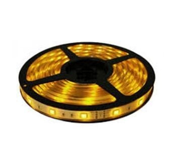 12 Volt 3 Çipli 5050 Dış Mekan IP65 Sarı (Amber) Şerit Led M/60 Led 5 Metre