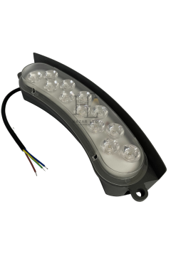 12 Watt Bahçe Armatürü Led Palmiye Ağaç ve Sütun Aydınlatma IP68 Dış Mekan Bahçe Aydınlatma Sarı (Amber)