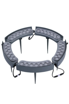 12 Watt Bahçe Armatürü Led Palmiye Ağaç ve Sütun Aydınlatma IP68 Dış Mekan Bahçe Aydınlatma Sarı (Amber)