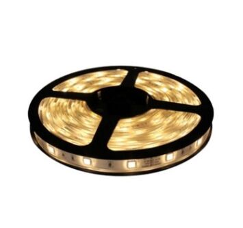 12 Volt 3 Çipli 5050 Dış Mekan IP65 Gün Işığı Şerit Led M/60 Led 5 Metre