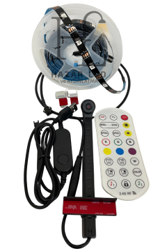 TV Arkası Şerit Led Ambiyans Aydınlatma Ambilight RGB Akıllı TV Ekran Senkronizasyonu 5M