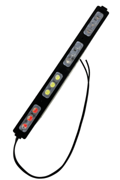 12 Volt 12 Ledli 12 Watt 4 Renkli Kırmızı-Mavi-Amber-Beyaz Animasyonlu Çakar Modül Led (5 Adet)