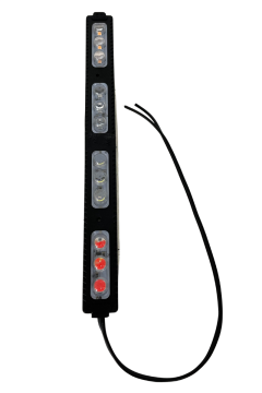 12 Volt 12 Ledli 12 Watt 4 Renkli Kırmızı-Mavi-Amber-Beyaz Animasyonlu Çakar Modül Led (5 Adet)