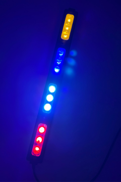 12 Volt 12 Ledli 12 Watt 4 Renkli Kırmızı-Mavi-Amber-Beyaz Animasyonlu Çakar Modül Led (5 Adet)