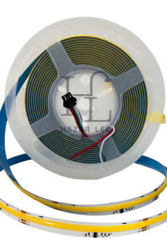 24V 10MM 360 Ledli Pixel Cob Şerit Led Natural Beyaz IP20 5 Metre