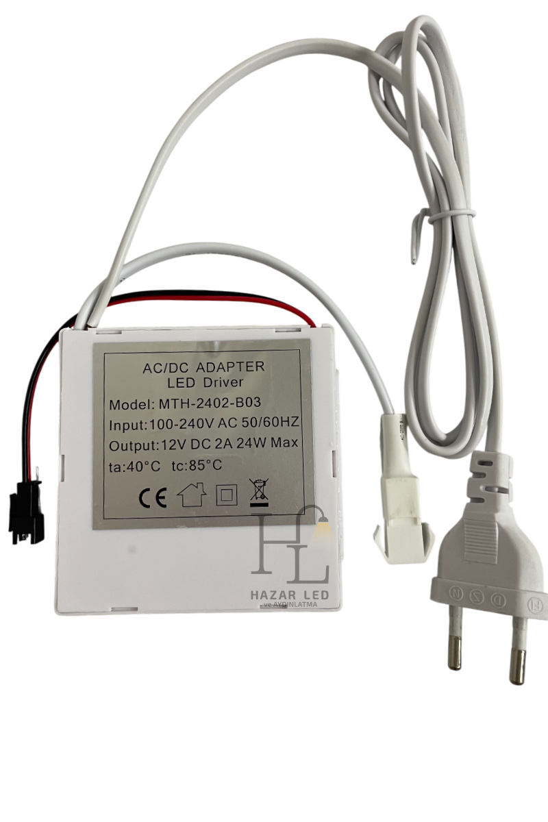 220 Volt Girişli 12V 2A Dokunmatik (Touch) Ayna Arkası Sensörü Banyo Aynası Sensörü Mobilya Sensörü Buğu Önleyici