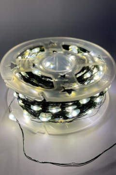 50 Metre 500 Ledli Gün Işığı Peri Led Işık IP64 Dış Mekan Dekoratif Led Işık Yılbaşı Süsü