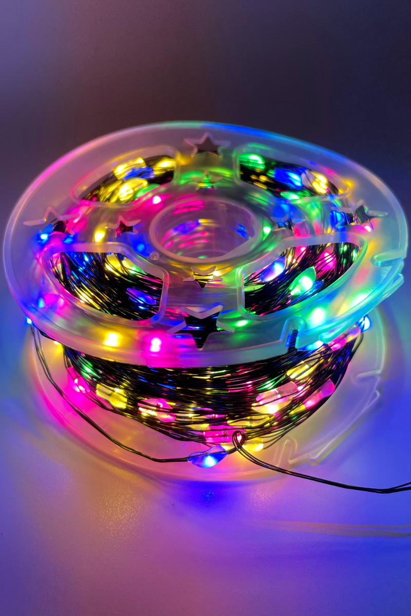 50 Metre 500 Ledli RGB Peri Led Işık IP64 Dış Mekan Dekoratif Led Işık Yılbaşı Süsü