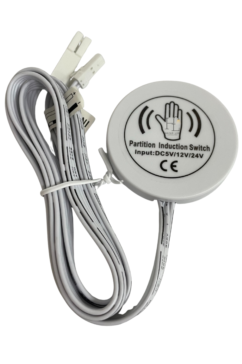 5-24 Volt Dokunmatik (Touch) Ahşap Yüzey Sensörü Beyaz Ahşap Mobilya Sensörü