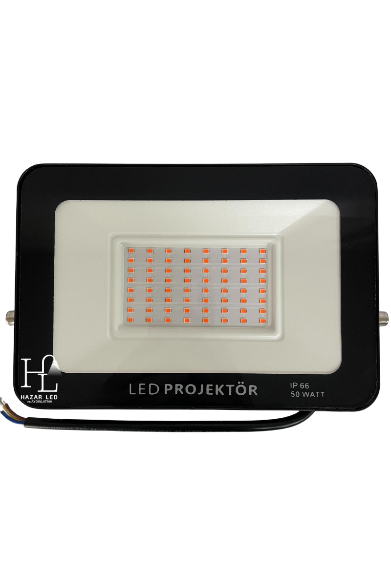 220 Volt 50 Watt Tablet Projektör Grow Led Full Spectrum SMD Led Projektör (Bitki Yetiştirme Ledi)