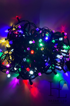 10 Metre 100 Ledli RGB İp Led Eklemeli Fonksiyonlu Dekoratif Led Işık Yılbaşı Süsü Çam Ağacı Işığı