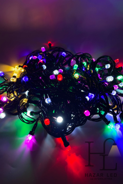 10 Metre 100 Ledli RGB İp Led Eklemeli Fonksiyonlu Dekoratif Led Işık Yılbaşı Süsü Çam Ağacı Işığı