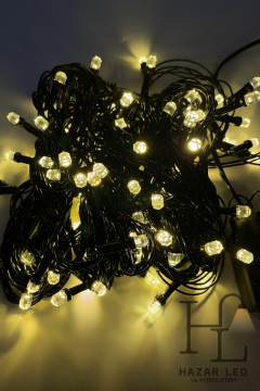 10 Metre 100 Ledli Gün Işığı İp Led Eklemeli Fonksiyonlu Dekoratif Led Işık Yılbaşı Süsü Çam Ağacı Işığı