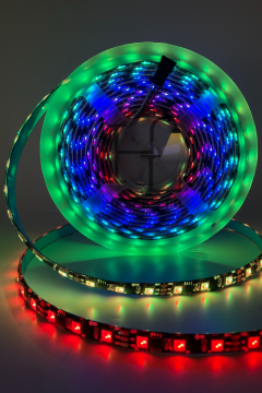 12 Volt WS2811 ARGB Adreslenebilir Pixel Şerit Led IP20 İç Mekan Magic Led 60 Ledli 5 Metre