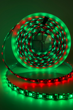 12 Volt WS2811 ARGB Adreslenebilir Pixel Şerit Led IP20 İç Mekan Magic Led 60 Ledli 5 Metre