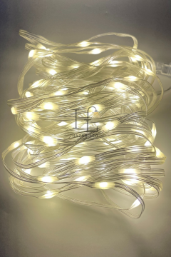 10 Metre Gün Işığı Peri Led Işık IP64 Dış Mekan Jack Eklemeli Dekoratif Led Işık Yılbaşı Süsü