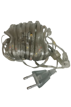 10 Metre Sarı (Amber) Peri Led Işık IP64 Dış Mekan Jack Eklemeli Dekoratif Led Işık Yılbaşı Süsü