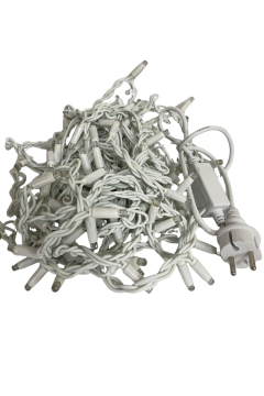 2 Metre Saçak Led 144 Ledli 16 Saçaklı Eklenebilir IP65 Dış Mekan Sarı (Amber) Dekoratif Led Işık Yılbaşı Süsü