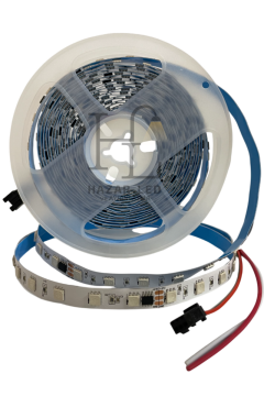 24 Volt WS2811 ARGB Adreslenebilir Pixel Şerit Led IP20 İç Mekan Magic Led 60 Ledli 5 Metre