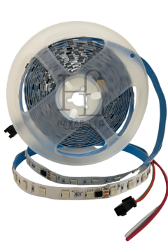 24 Volt WS2811 ARGB Adreslenebilir Pixel Şerit Led IP20 İç Mekan Magic Led 60 Ledli 5 Metre