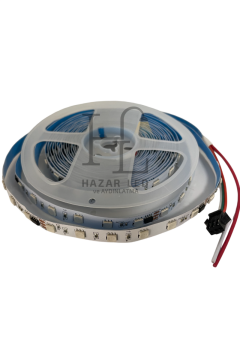 24 Volt WS2811 ARGB Adreslenebilir Pixel Şerit Led IP20 İç Mekan Magic Led 60 Ledli 5 Metre