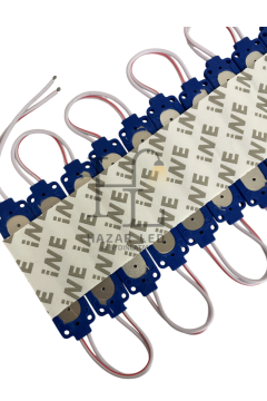 Cob Led Modül Lensli 2 Watt 12 Volt Turkuaz (10 Adet)