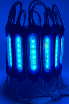 Cob Led Modül Lensli 2 Watt 12 Volt Turkuaz (10 Adet)